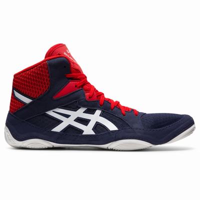 Férfi Asics Snapdown 3 Birkózó Cipő AS6825094 Sötétkék/Piros